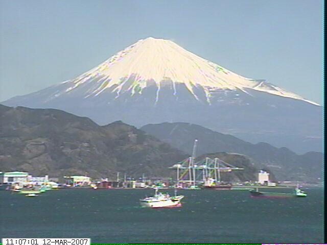 写真：清水から望む富士山