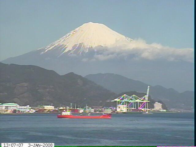 写真：清水から望む富士山