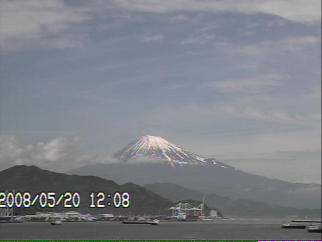 写真：清水から望む富士山