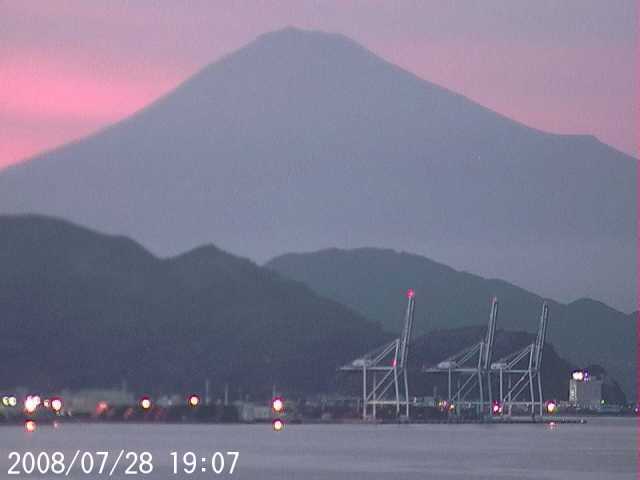 写真：清水から望む富士山