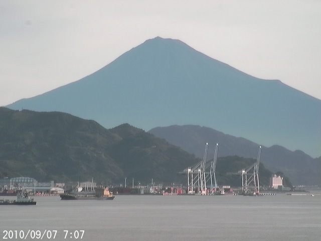 写真：清水から望む富士山