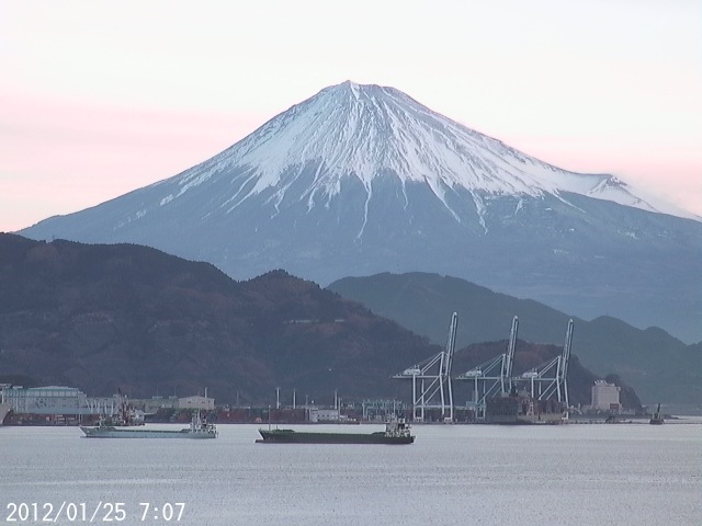 写真：清水から望む富士山