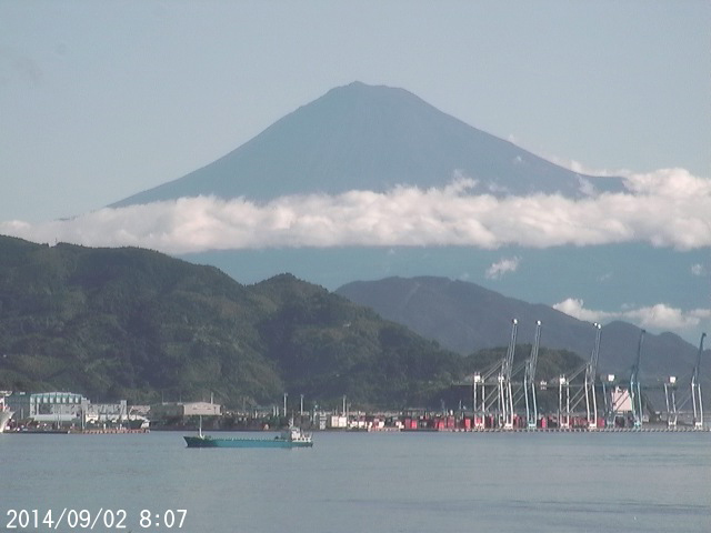 写真：清水から望む富士山