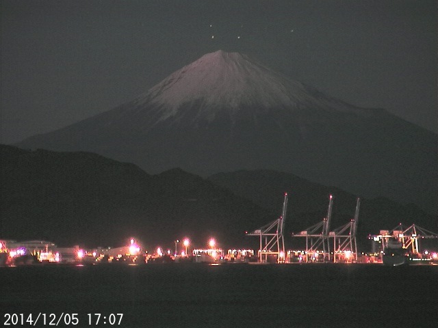 写真：清水から望む富士山