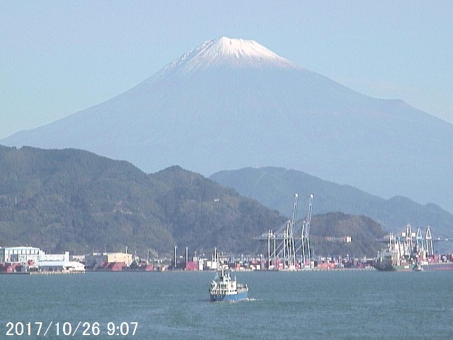 写真：清水から望む富士山