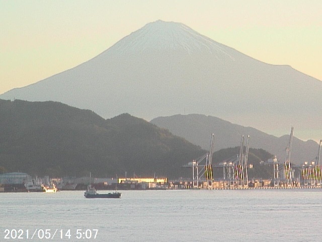 写真：清水から望む富士山