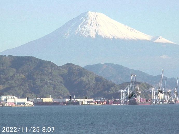 写真：富士宮から望む富士山