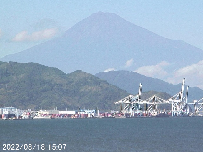 写真：清水から望む富士山