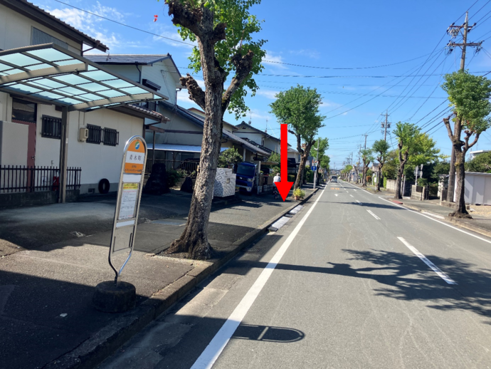 バス停「青木町」の写真