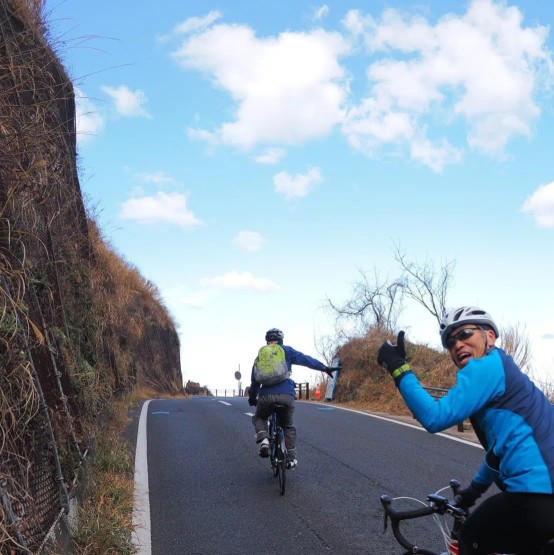 サイクリングの一コマ