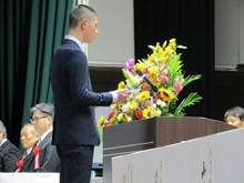 写真：入学式典の様子