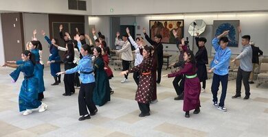 伝統舞踊の様子