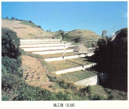 写真：（例）排土工、押さえ盛土工