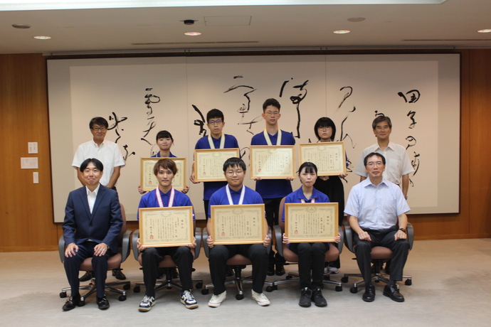 表彰式の集合写真