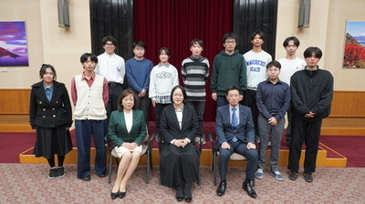 大学生との意見交換会(静岡大学)集合写真