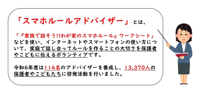 「スマホルールアドバイザー」の説明