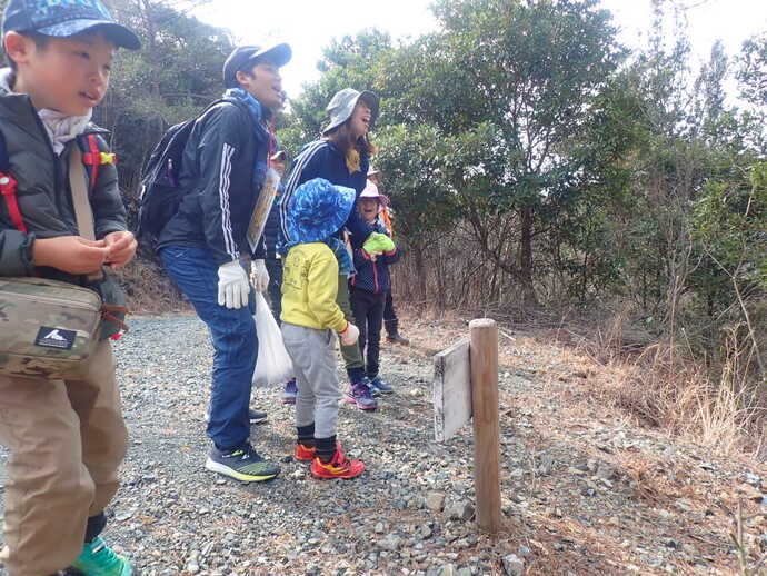 第2回観音山ハイキングの様子