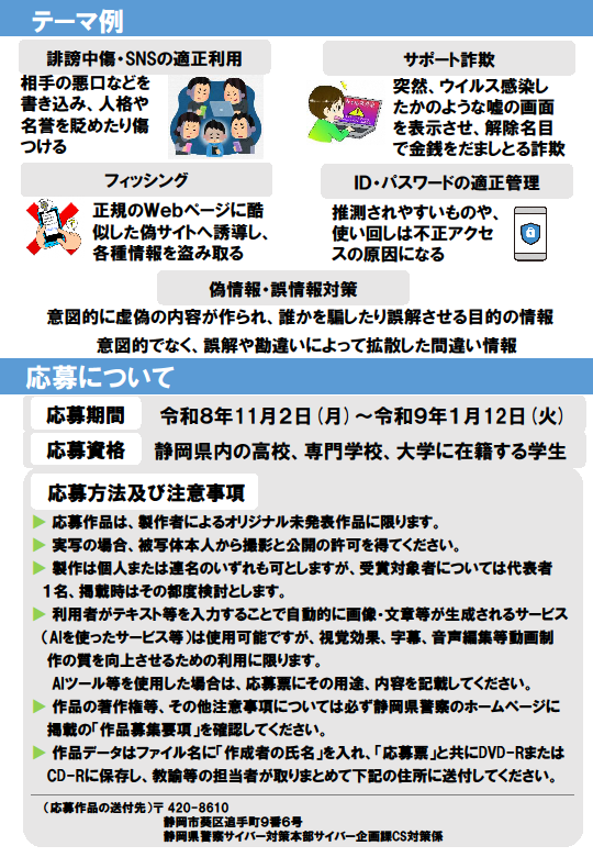 サイバーセキュリティコンテストのチラシ2
