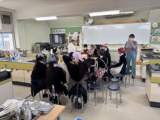 優秀技能者出前講座（浜松湖東高校）風景1