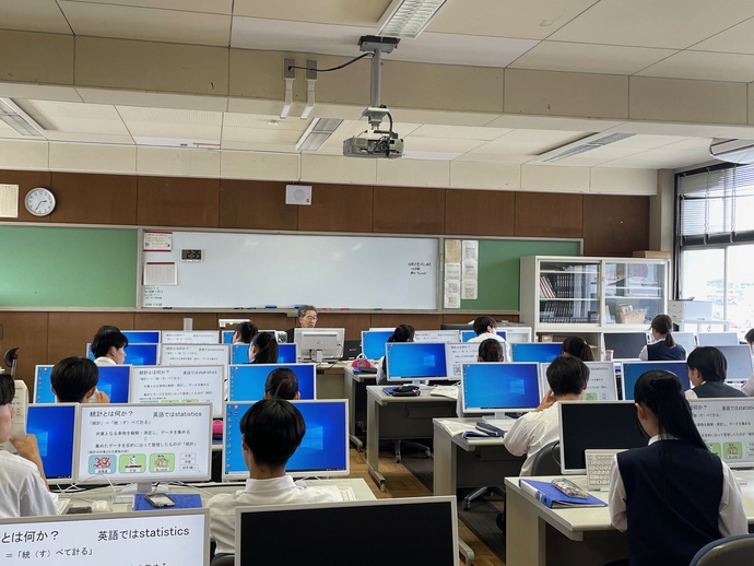 R7年度出前講座の様子(高校)