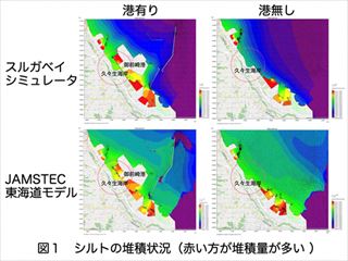 シルトの堆積状況