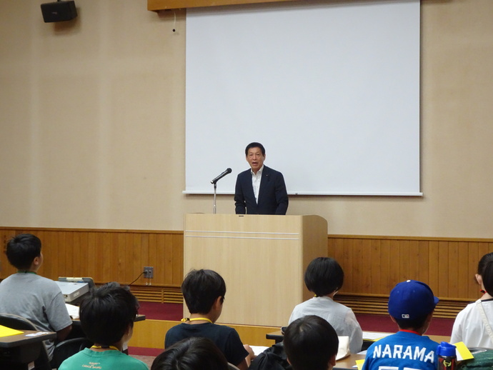 写真:議長挨拶