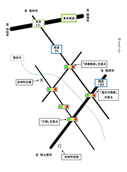 吉田町交番地図