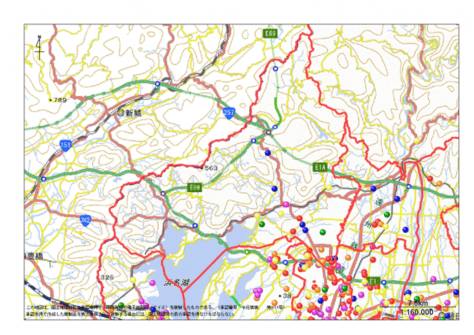 地図：浜松市北区