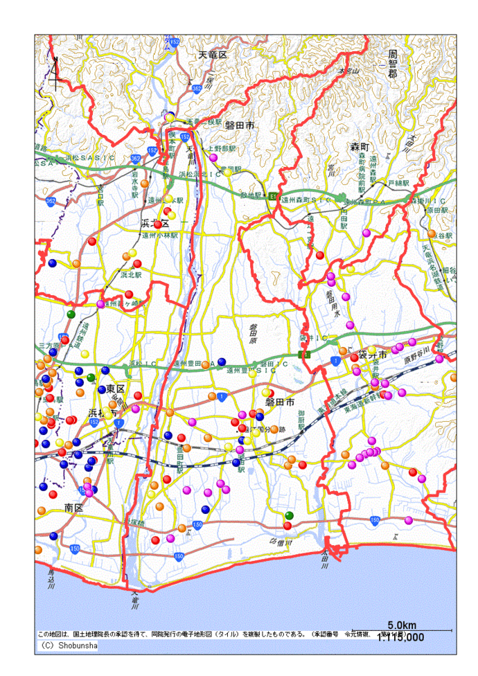 磐田市地図