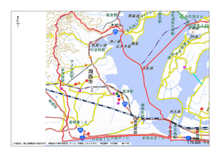 湖西市地図