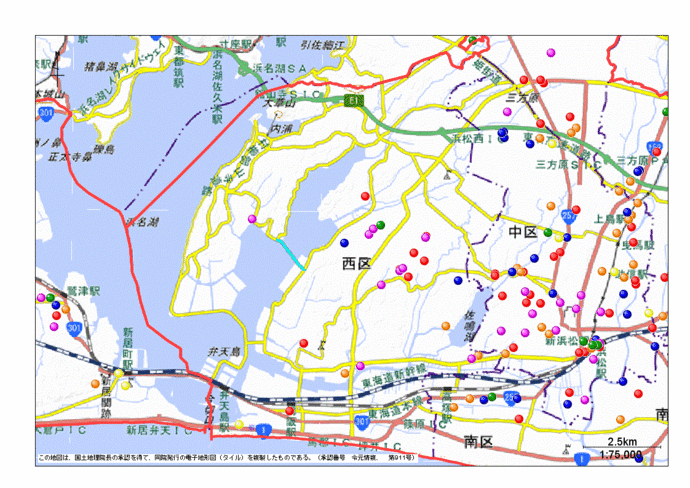 西区地図