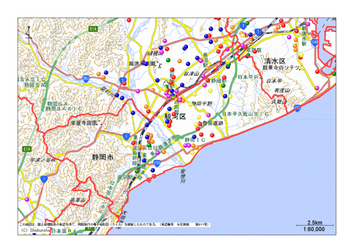 駿河区地図