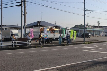 写真：令和5年7月11日　夏の交通安全県民運動街頭キャンペーン