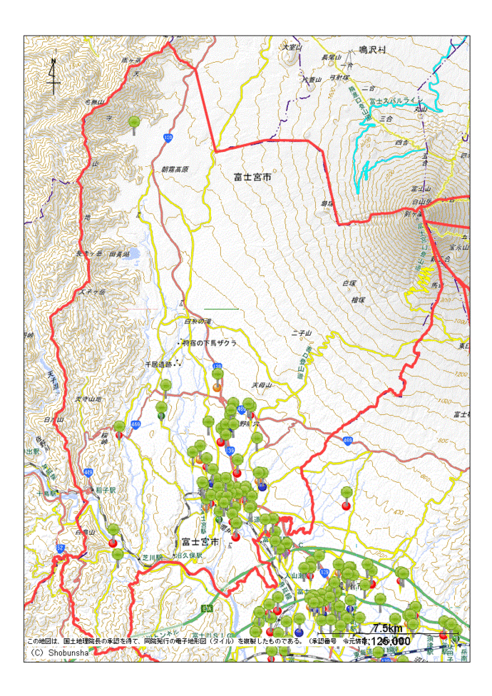 富士宮市地図