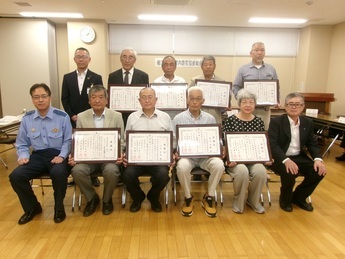 写真：令和6年6月11日　感謝状贈呈式の実施