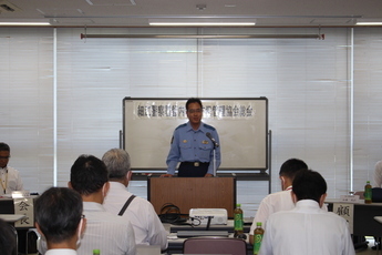 写真：令和6年9月4日　細江警察署管内職場防犯管理協会総会の開催