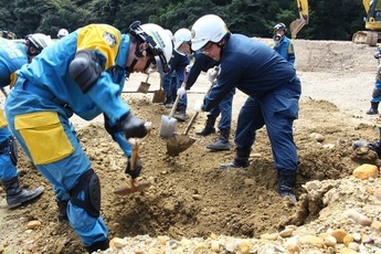 写真：令和6年9月19日　土砂災害合同訓練の実施