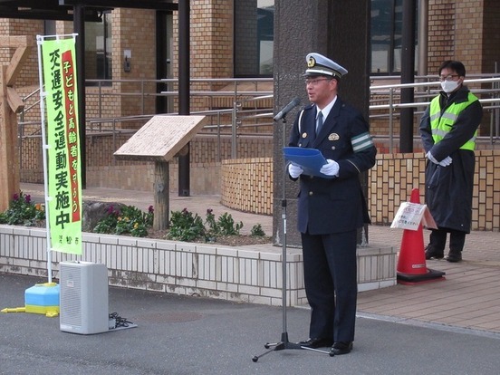 写真：令和6年12月13日　年末の交通安全県民運動出陣式