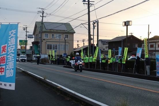 写真：令和6年12月13日　年末の交通安全県民運動出陣式