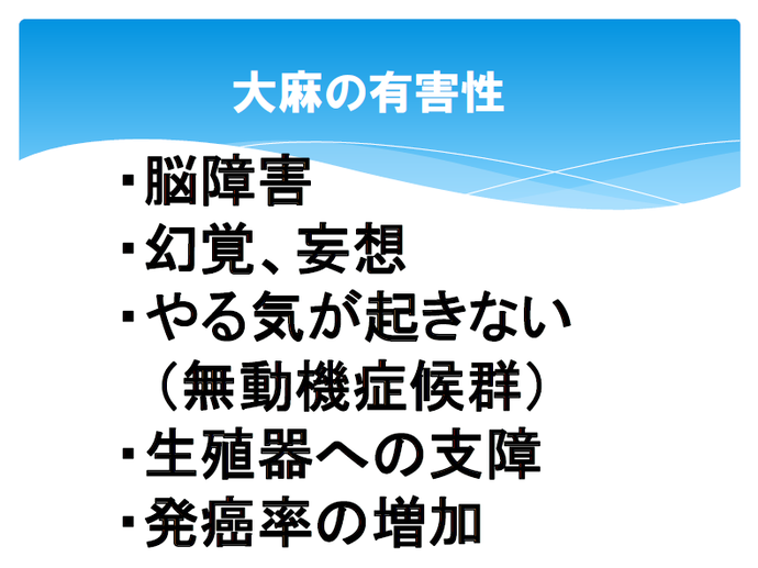チラシ：違法薬物対策