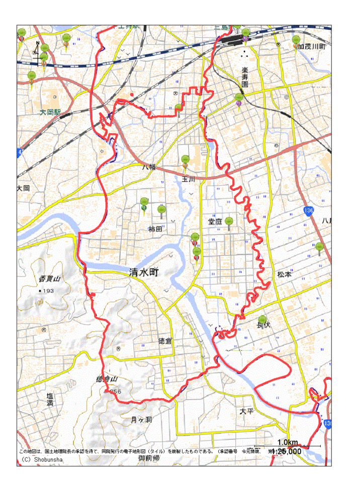 駿東郡清水町地図