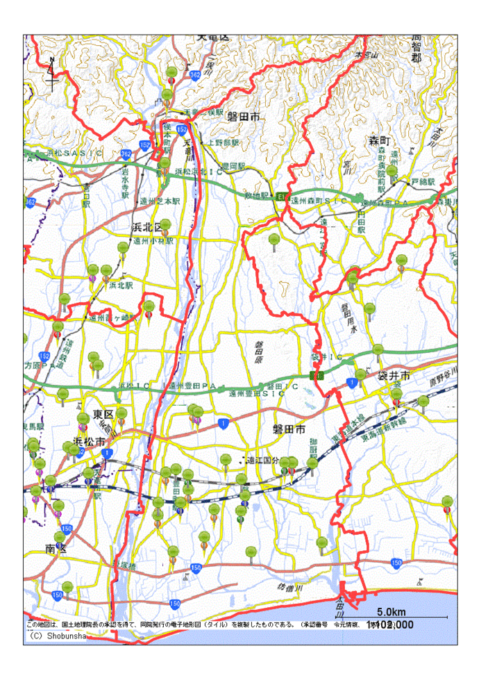 磐田市地図